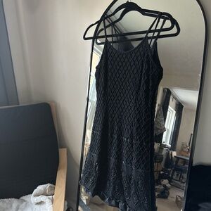 Papell Boutique Black Mini Dress